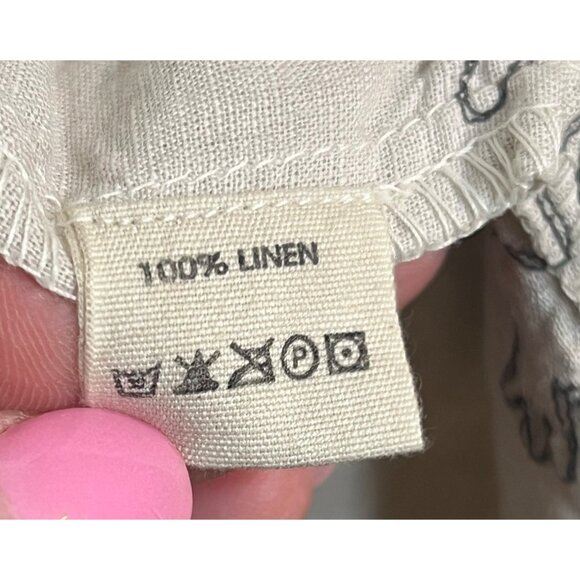 New With Tag Magnolia Pearl European Linen Dragon Embroidered Dashi Kimono - Picture 9 of 11